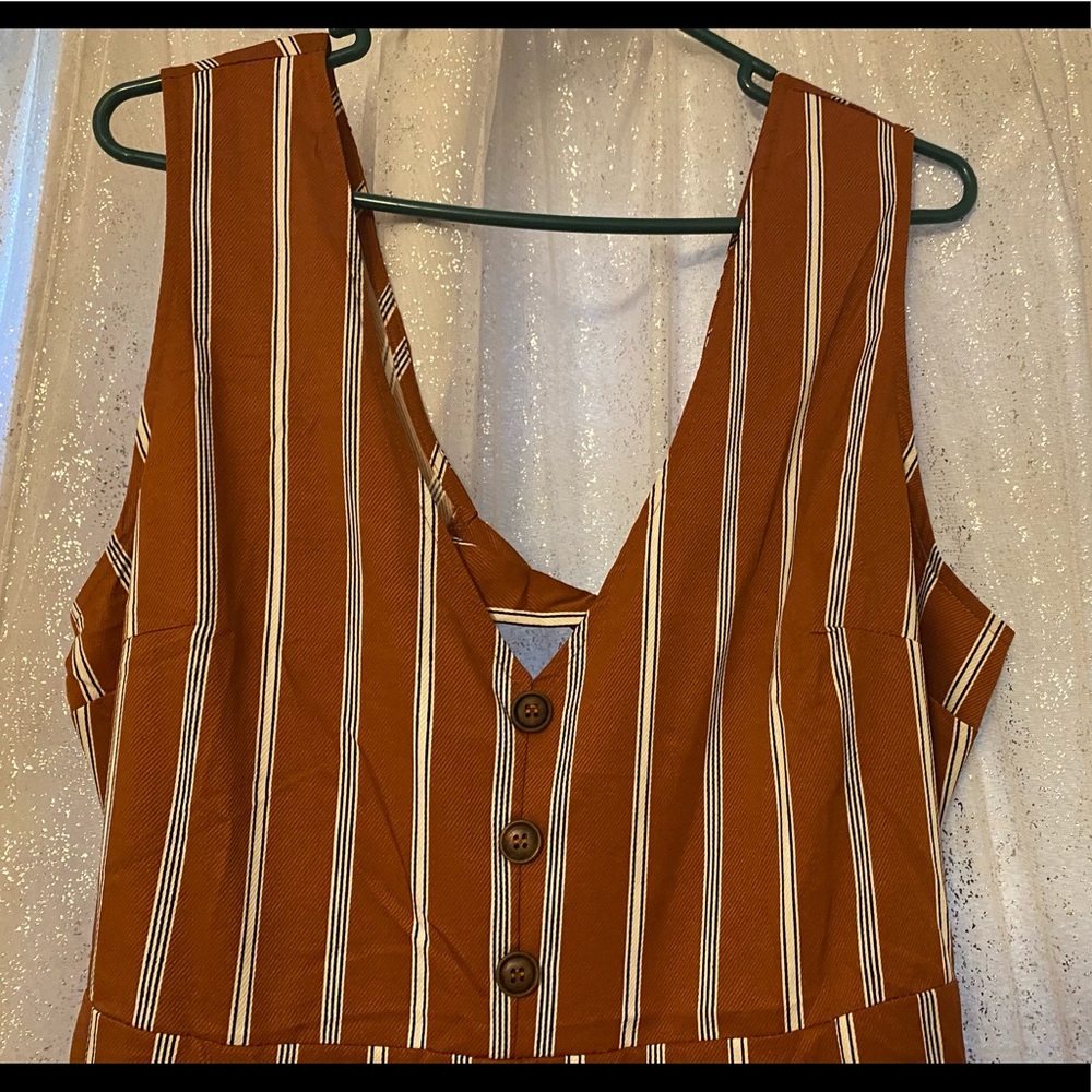 Open Back Tank Romper